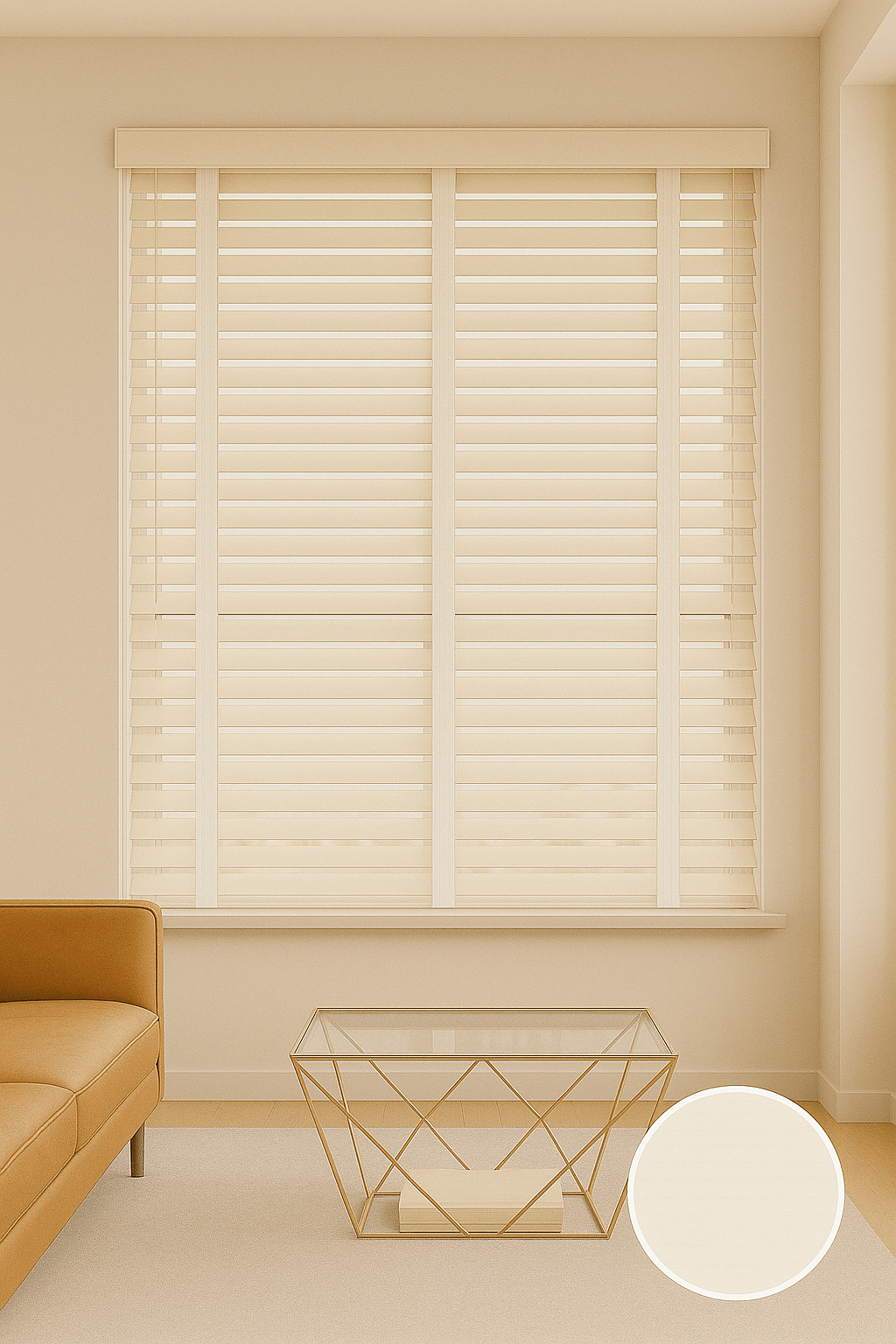 Abachi Jaloezieen 50mm - Antiek Wit - Duurzaam - Gordijnfestijn.nl