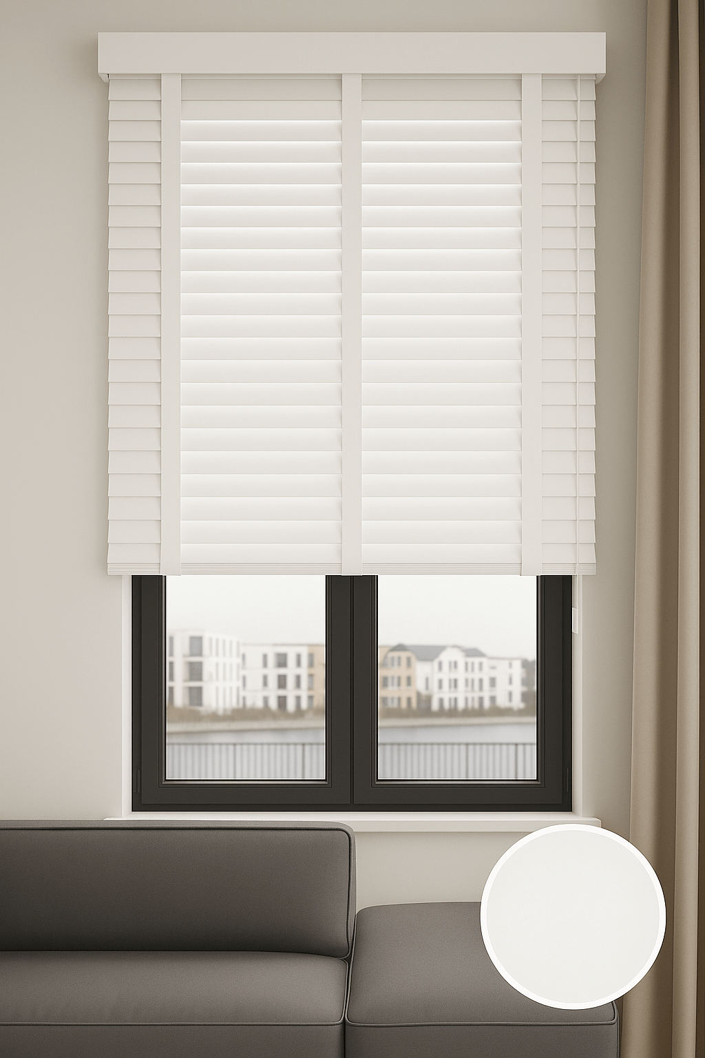 Houten Jaloezieën 50mm - Wit - Gordijnfestijn.nl