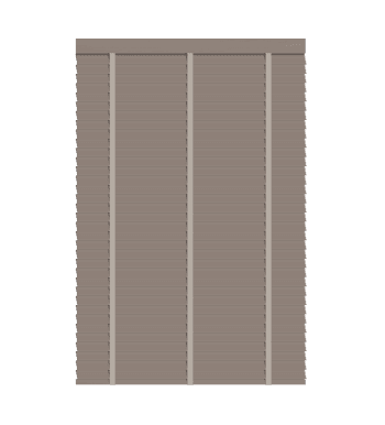 Bamboe Jaloezieën 50mm Taupe in de kleur Taupe
