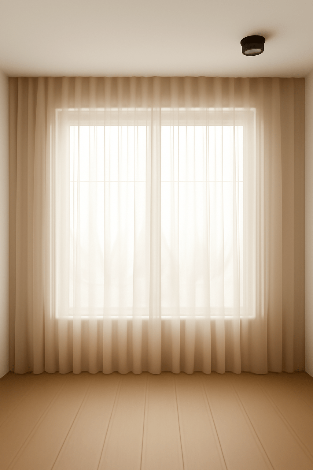 Vitrage - Basic Voile - Beige/zand - Gordijnfestijn.nl